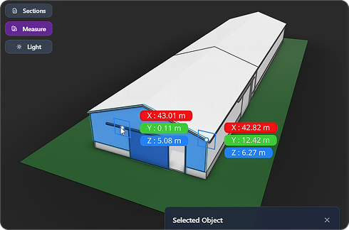 Build Autonomously – 3D model with measurements