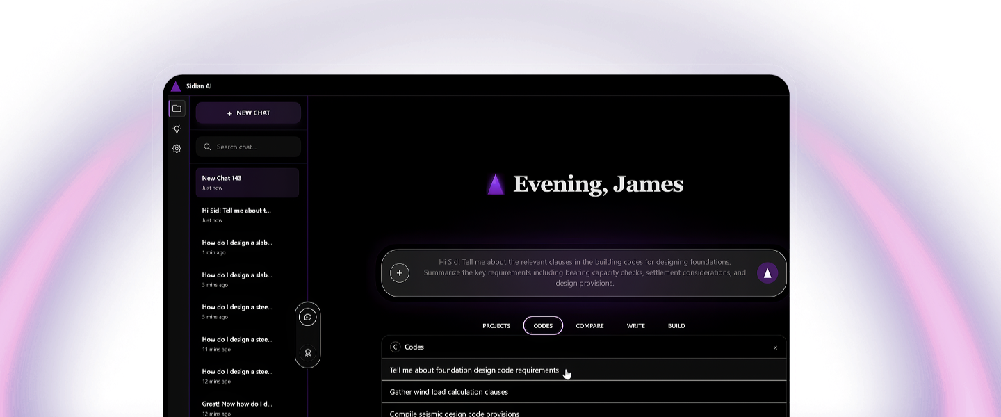 Sidian AI – Evening, James